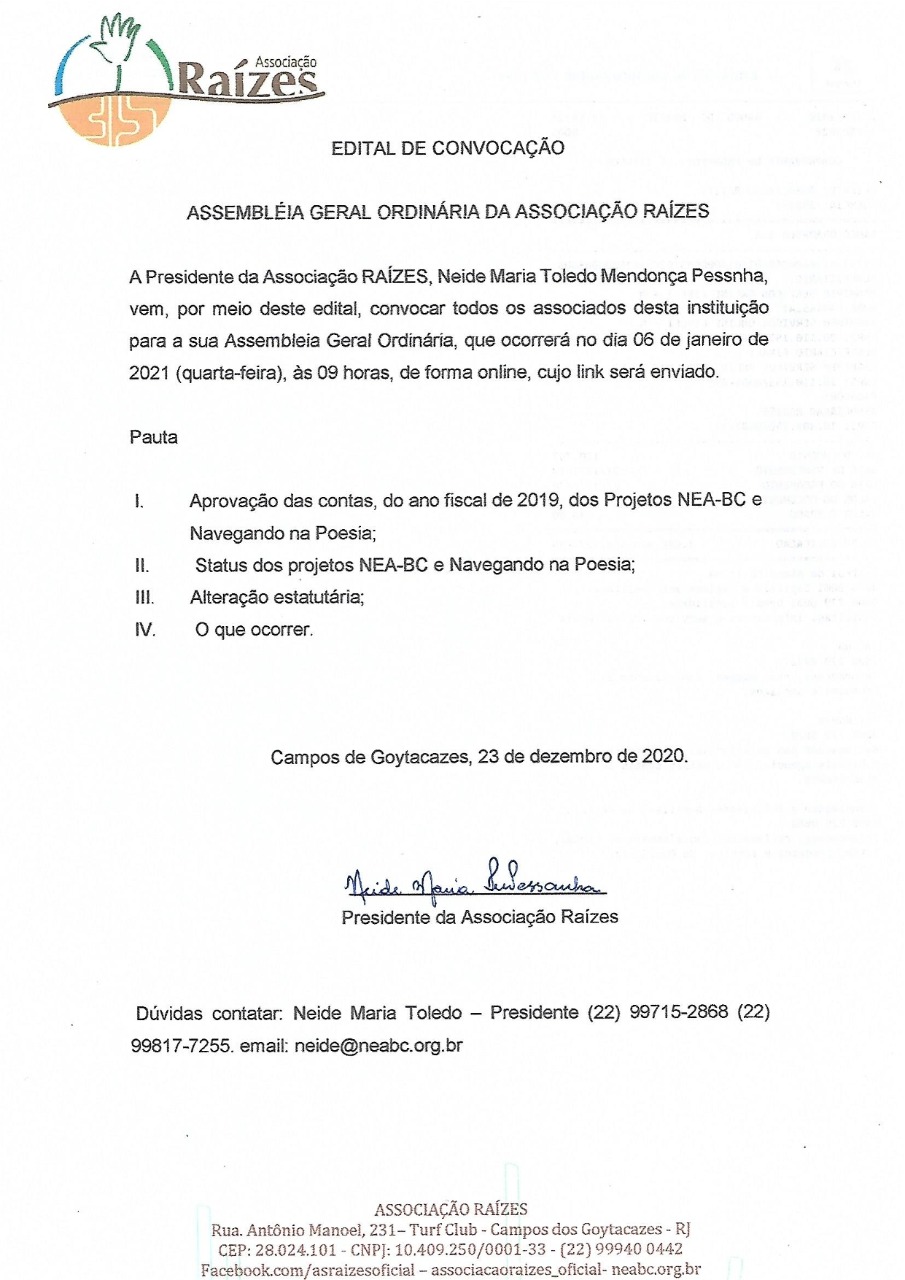 Convocação: assembleia próxima quinta (23) delibera sobre pautas